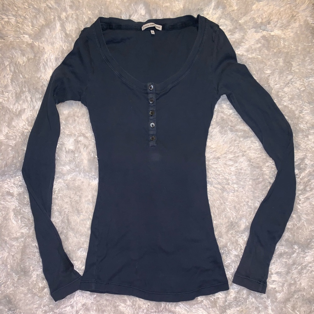 Beautiful cornflower blue James Perse Henley